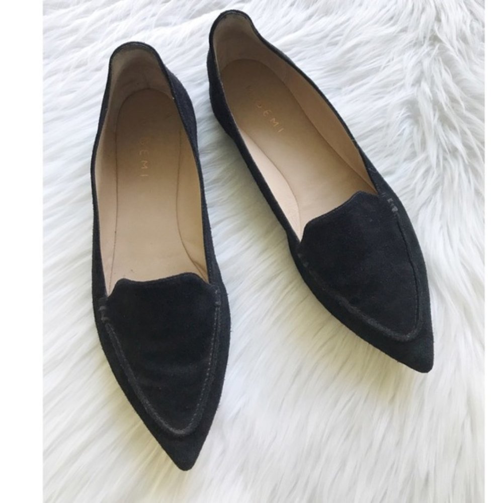 M. Gemi • Stellato Sacchetto Black Suede Flats